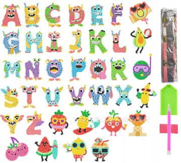 shumee 5D DIAMANTNI VEZENINSKI KOMPLET OTROŠKIH NALEPK UGANKE