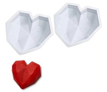 shumee Silikonski kalup SRCE DIAMANT