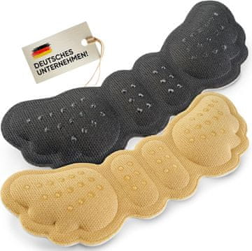 shumee Petne blazinice za čevlje s spominsko peno, samolepilne, 4 kosi