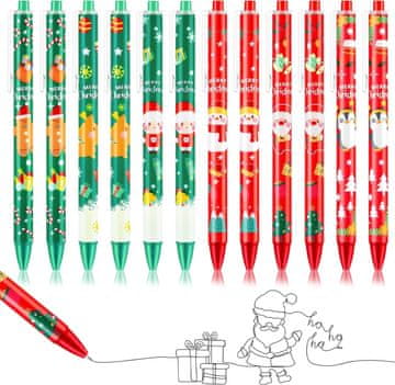 shumee Božični kemični svinčniki 0,5 mm, komplet 12 kosov