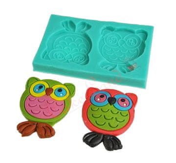 Silikonski kalup za sladkorno pasto OWL OWLS