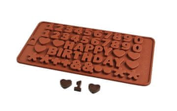 shumee Silikonski kalup za praline, sladkorne okraske, čokolade CYFRY