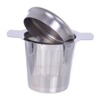 shumee Cedilo za čaj iz nerjavečega jekla s pokrovom