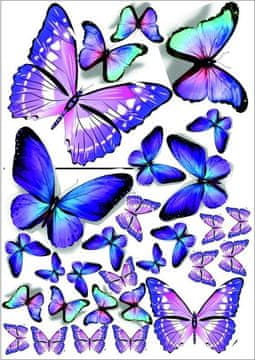 shumee Mešanica za oblate v obliki metuljčkov wz2