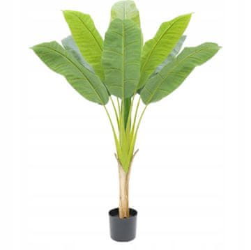 shumee UMETNA BANANA PALMA V LONCU, REALISTIČNA, 120 cm dekoracija