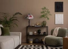 shumee Velika vitražna namizna svetilka Tiffany z metulji BUTTERFLY K-G161386 Kaja