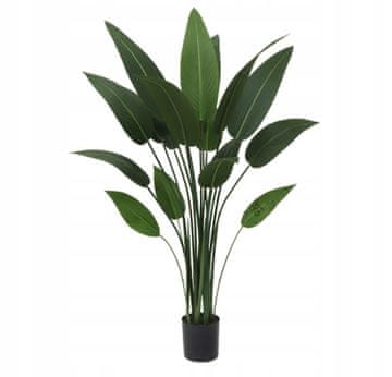 shumee UMETNA RASTLINA BANANA PALMA XXL V REALISTIČNEM LONCU 110 cm