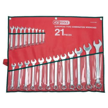 KS Tools Komplet kombiniranih ključev CLASSIC z distančnikom