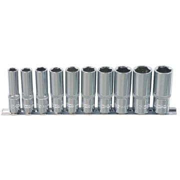 shumee 1/2 CHROMEplus 10-delna garnitura dolgih 6-krakih ključev