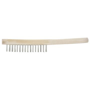 KS Tools Jeklena žična krtača, 4 vrste, 290 mm