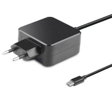 CoreParts Polnilnik za prenosnike USB-C, 45W 5V/2A-20V/2.25A