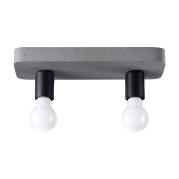 shumee Industrijska dvojna stropna svetilka siva TAVO 2xE27 15W SL.1157 Sollux Lighting