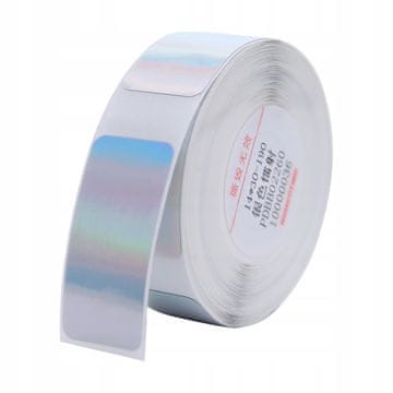 shumee NIIMBOT ETIKETE Nalepke za B18 SREBRNI HOLOGRAM