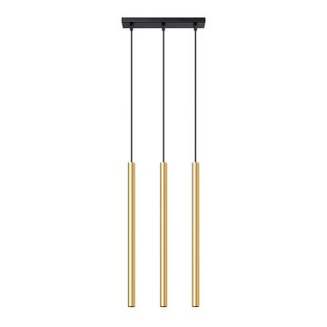 SOLLUX lighting Viseča reflektorska cev zlati sijaj trojna PASTELO 3xG9 8W SL.1196 Sollux Lighting