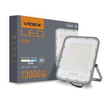 VIDEX Halogenski reflektor 100W nevtralna svetloba 5000K 13000lm IP65 DAVIS Videx