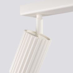 SOLLUX lighting Moderna bež stropna svetilka, 45 cm, premični rebrasti reflektorji za spalnico, predsobo, 3xGU10 10W, KARBON, Sollux Lighting