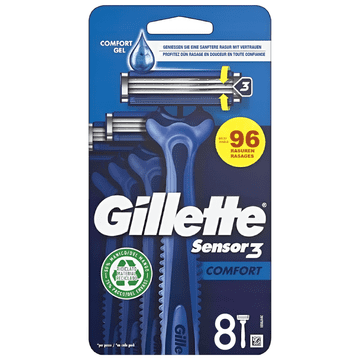 shumee Gillette Sensor 3 Comfort britvice, 8 kosov