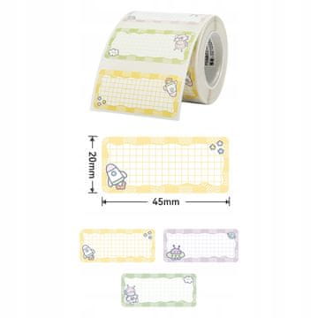 shumee Nalepke NIIMBOT 45*20 mm, serija B, ŠOLA