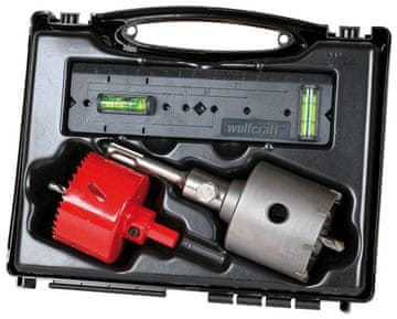 shumee Komplet luknjastih žag Wolfcraft 68 mm/BiM + HM