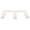 SOLLUX lighting Moderna bež stropna svetilka, 45 cm, premični rebrasti reflektorji za spalnico, predsobo, 3xGU10 10W, KARBON, Sollux Lighting