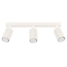 SOLLUX lighting Moderna bež stropna svetilka, 45 cm, premični rebrasti reflektorji za spalnico, predsobo, 3xGU10 10W, KARBON, Sollux Lighting