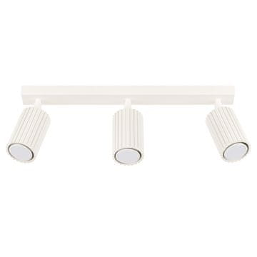 shumee Moderna bež stropna svetilka, 45 cm, premični rebrasti reflektorji za spalnico, predsobo, 3xGU10 10W, KARBON, Sollux Lighting