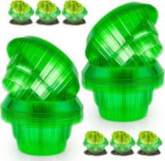 shumee Pokrov za rastline, ovratnica proti polžem, plastika, zelena, 25 kosov