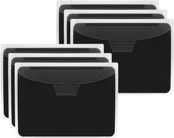 shumee Magnetni list 1,5 mm Žepi za shranjevanje 6+6 kosov 13 x 18 cm