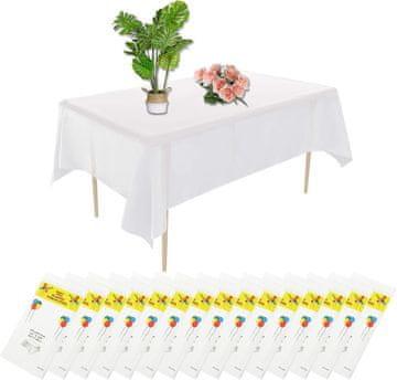 shumee Beli folijski prti za enkratno uporabo 1,37 × 2,74 m 15 kosov