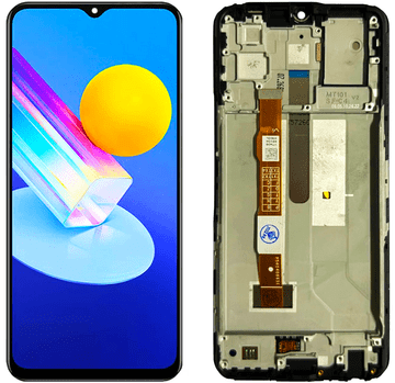 shumee Originalni LCD zaslon VIVO Y72 5G + zaslon na dotik (obnovljen) okvir črne barve