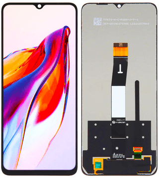 shumee Originalni LCD zaslon Xiaomi REDMI 12C 22120RN86G + zaslon na dotik (obnovljen)