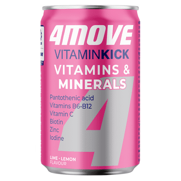 shumee 4Move Vitamin Kick Prehransko dopolnilo, negazirana pijača z okusom limete in limone, 150 ml