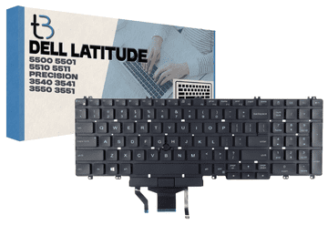 shumee Tipkovnica za Dell Latitude 5500 5501 5510 5511 LED sledilna točka