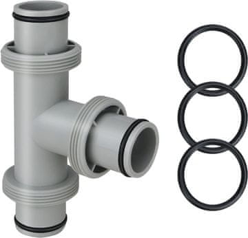 shumee T-kos za cevi, priključek, ventil z dvema vhodoma za bazen, 3,8 cm