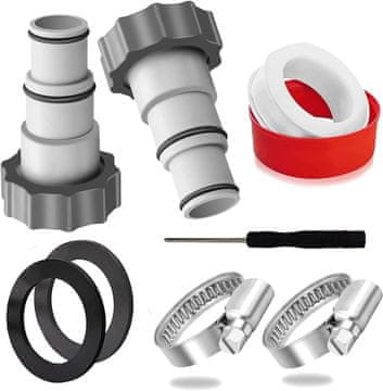 shumee Priključek za bazensko cev, komplet adapterjev za cev 38 mm