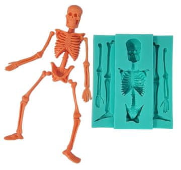 Silikonski kalup za sladkorno pasto 3D OKOSTJE