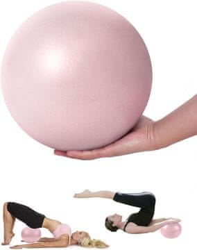 shumee Žoga za jogo in fitnes 25 cm roza
