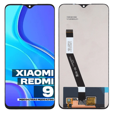 shumee XIAOMI Redmi 9 M2004J19AG M2004J19G TFT LCD zaslon + zaslon na dotik črne barve