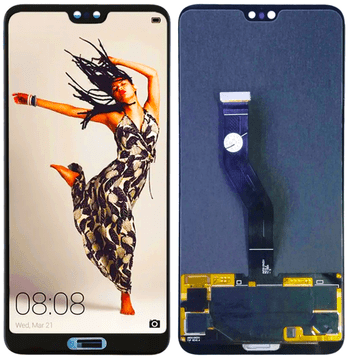 shumee Originalni LCD zaslon + zaslon na dotik za Huawei P20 PRO CLT-L09 / L29 (obnovljen) črne barve