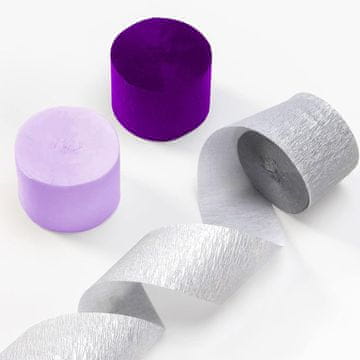 shumee Krep papir, raztegljiv krep papir, debel večbarven svileni papir, komplet 6 kosov