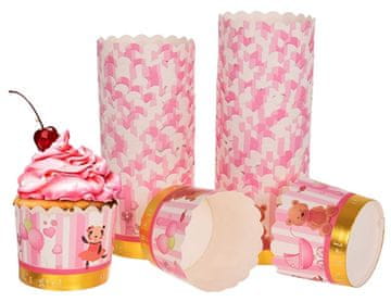 shumee 50 kosov papirnatih skodelic za deklice 60xv55 mm