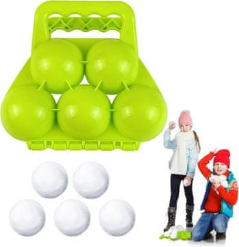 shumee Kalup za snežne kepe, 5 mest