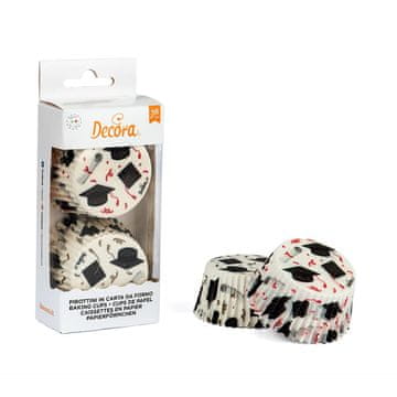 shumee Modelčki za mafine KONEC ŠOLE 50x32 mm 36 kosov