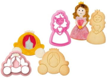 Decora Rezalniki princes 2 kosa Princesa in kočija