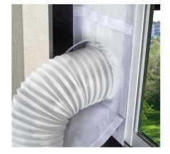 shumee Tesnilo za klimatsko napravo, zaščitni tulec z vrvico, 25 x 92 cm