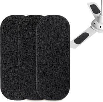 shumee Zračni filtri za stropne ventilatorje, kokosova vlakna, 3 kosi.