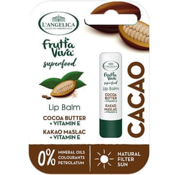 shumee 1x balzam za ustnice L'Angelica s kakavovim maslom in vitaminom E 4,8 g