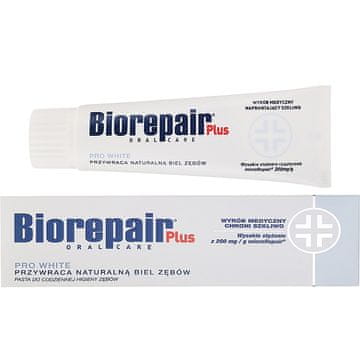 shumee BIOREPAIR Plus Pro White belilna zobna pasta 75 ml