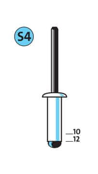 shumee Jeklene zakovice S4/12 NOVUS [20 kosov]