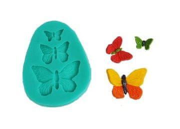 shumee Silikonski kalup 3D METULJČKI